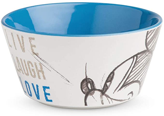 Bowl Mickey Live Laugh Love Bowl Diameter Blue 13cm