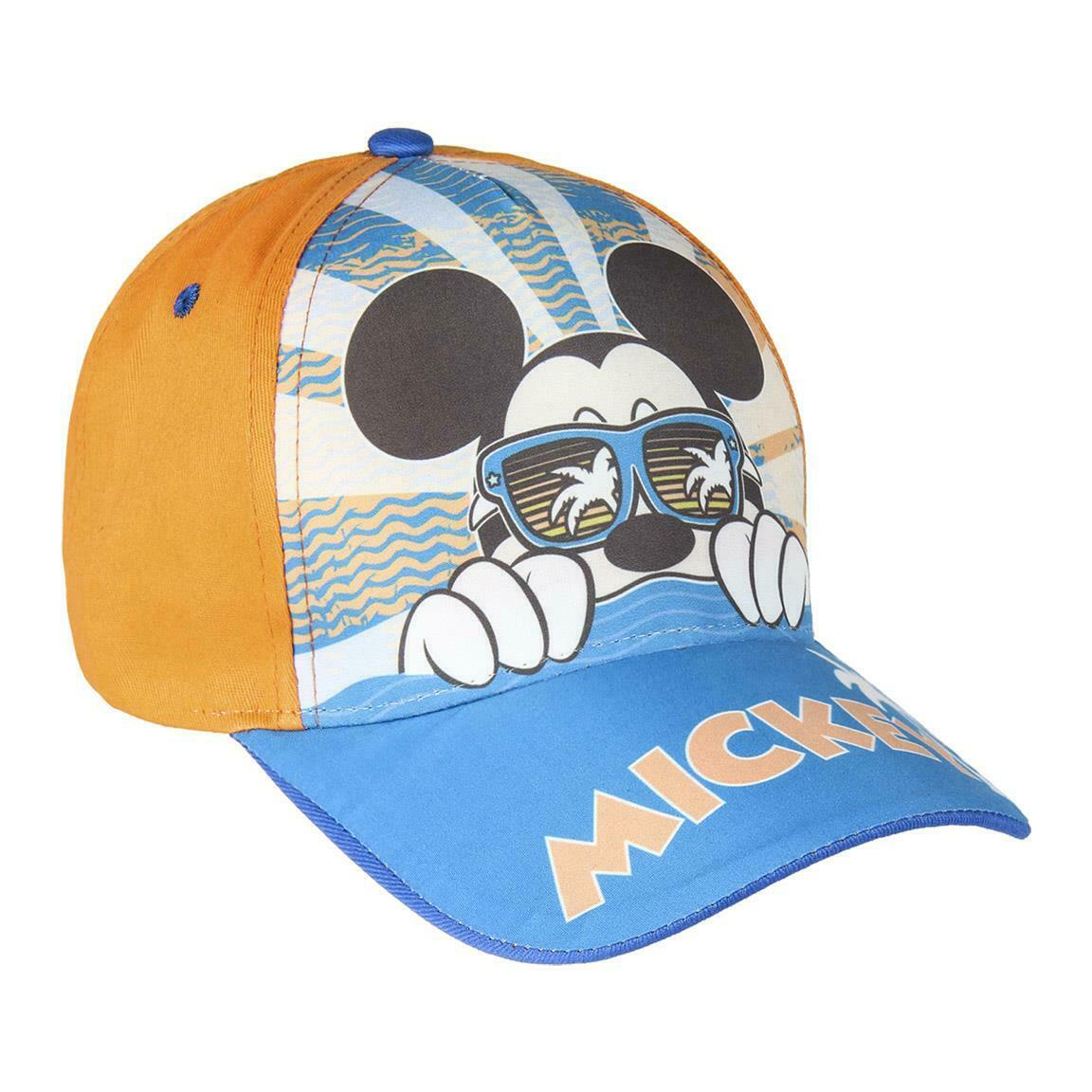 Disney Mickey Mouse Orange And Blue Cap