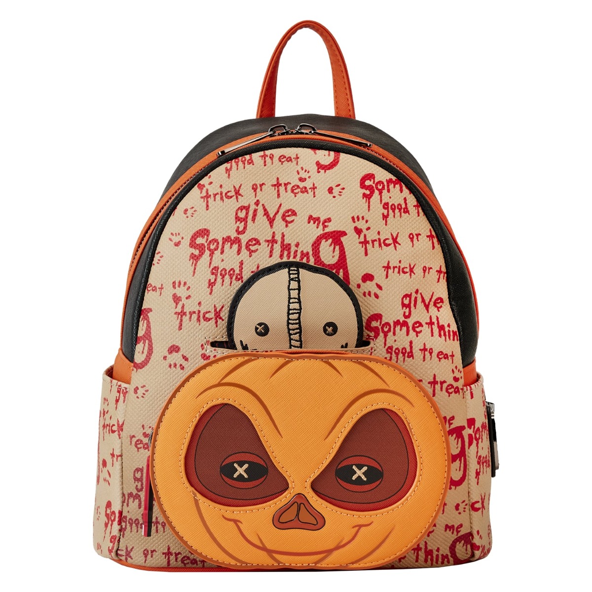 Loungefly Trick 'r Treat: Pumpkin Cosplay Mini Backpack