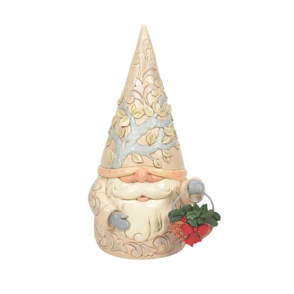 Jim Shore Heartwood Creek Statue Gnome with Four Seasons Basket Figurine