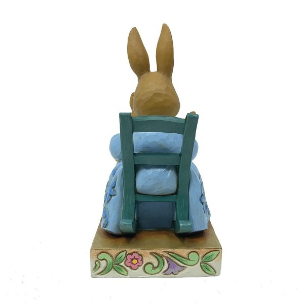 Jim Shore Beatrix Potter Mrs. Rabbit/Rocking Chair with Bunnies