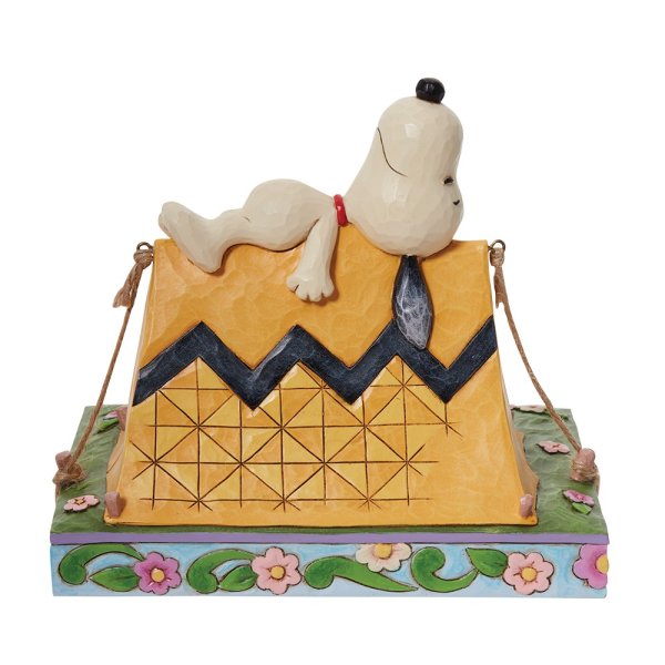 Jim Shore Peanuts Snoopy & Woodstock Camping