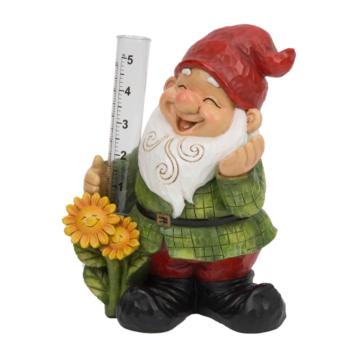 Country Living Garden Gnome With Sunflowers