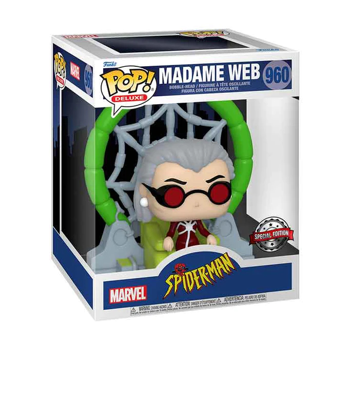 Funko Vinyl POP Deluxe: Animated Spiderman- Madame Web