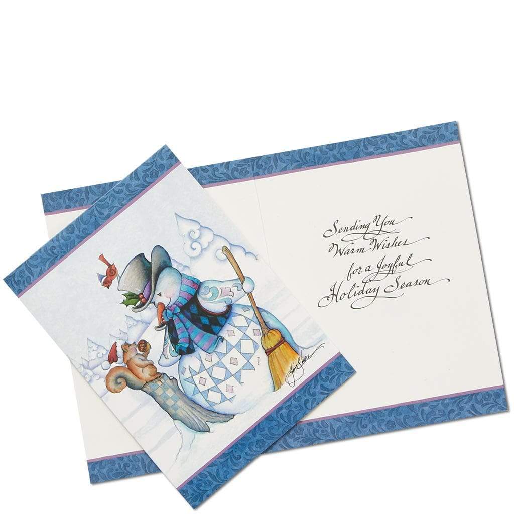 Snowman Christmas Cards by Jim Shore (Set of 10) - 6002245