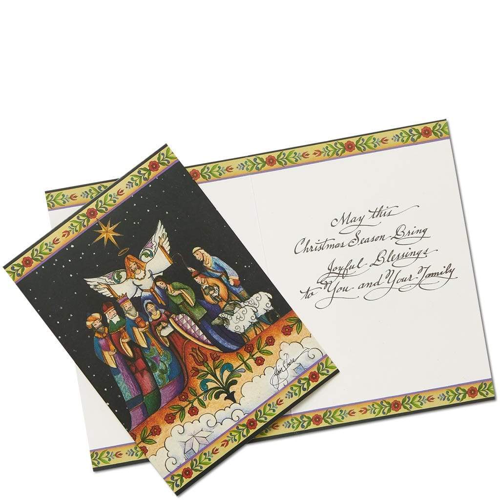 Nativity Christmas Cards By Jim Shore (Set of 10) - 6002246