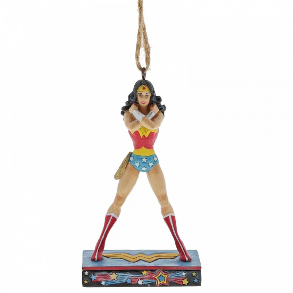 Jim Shore DC Wonder Woman Silver Age Hanging Ornament - 6005073