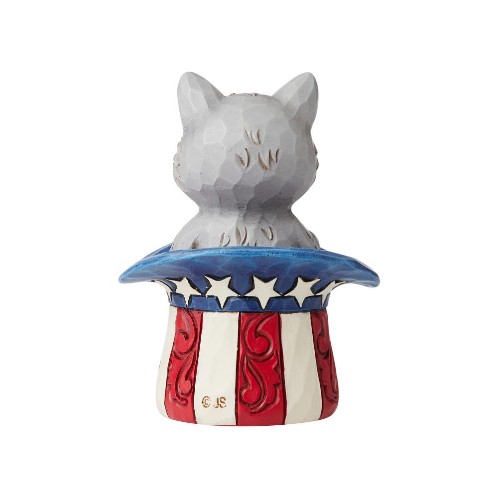 Jim Shore Heartwood Creek MIni Patriotic Kitten - 6006443