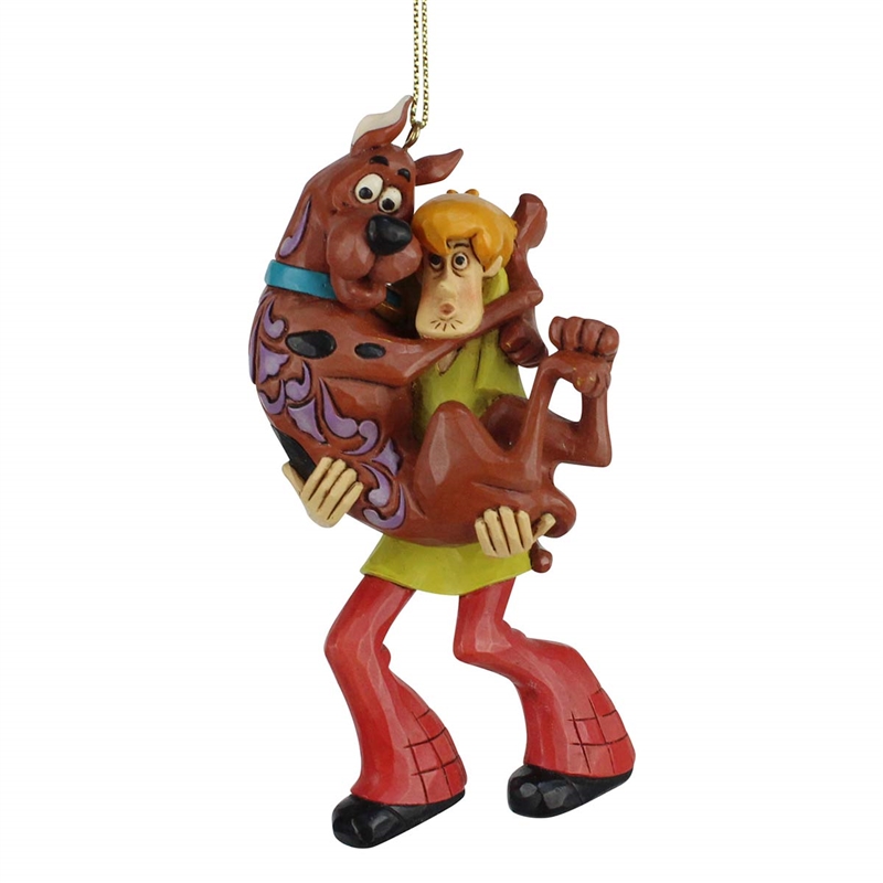 Jim Shore Scooby Doo Shaggy Holding Scooby Hanging Ornament - 6007255