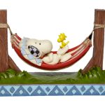 Jim Shore Peanuts Snoopy & Woodstock in Hammock Figurine - 6007939