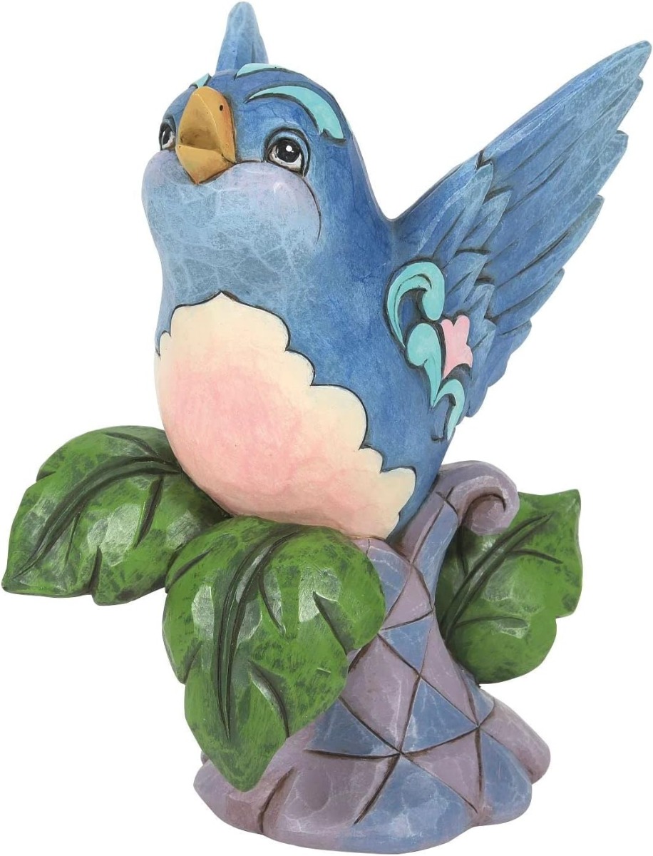 Jim Shore Heartwood Creek Bluebird On Branch Figurine