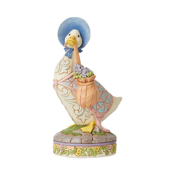 Beatrix Potter Jemima Puddle-Duck Wearing A Shawl And A Poke Bonnet