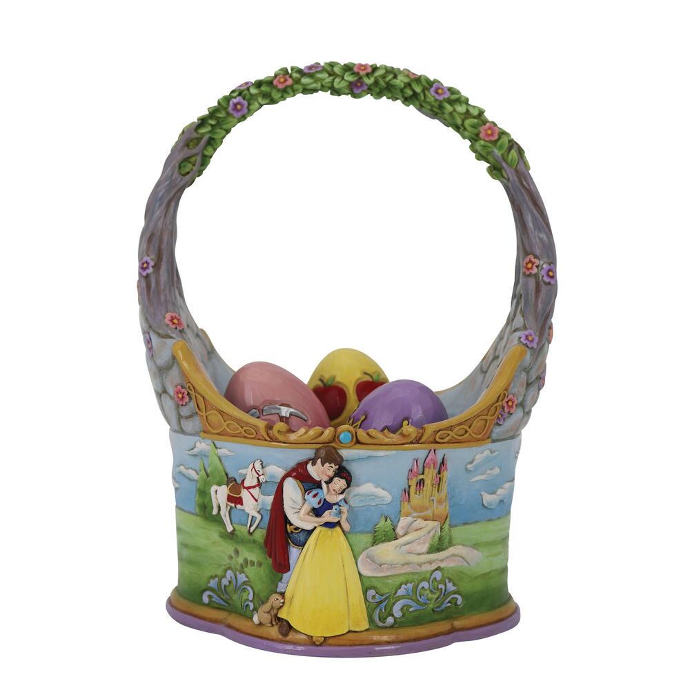 Jim Shore Disney Traditions Snow White Basket & Eggs