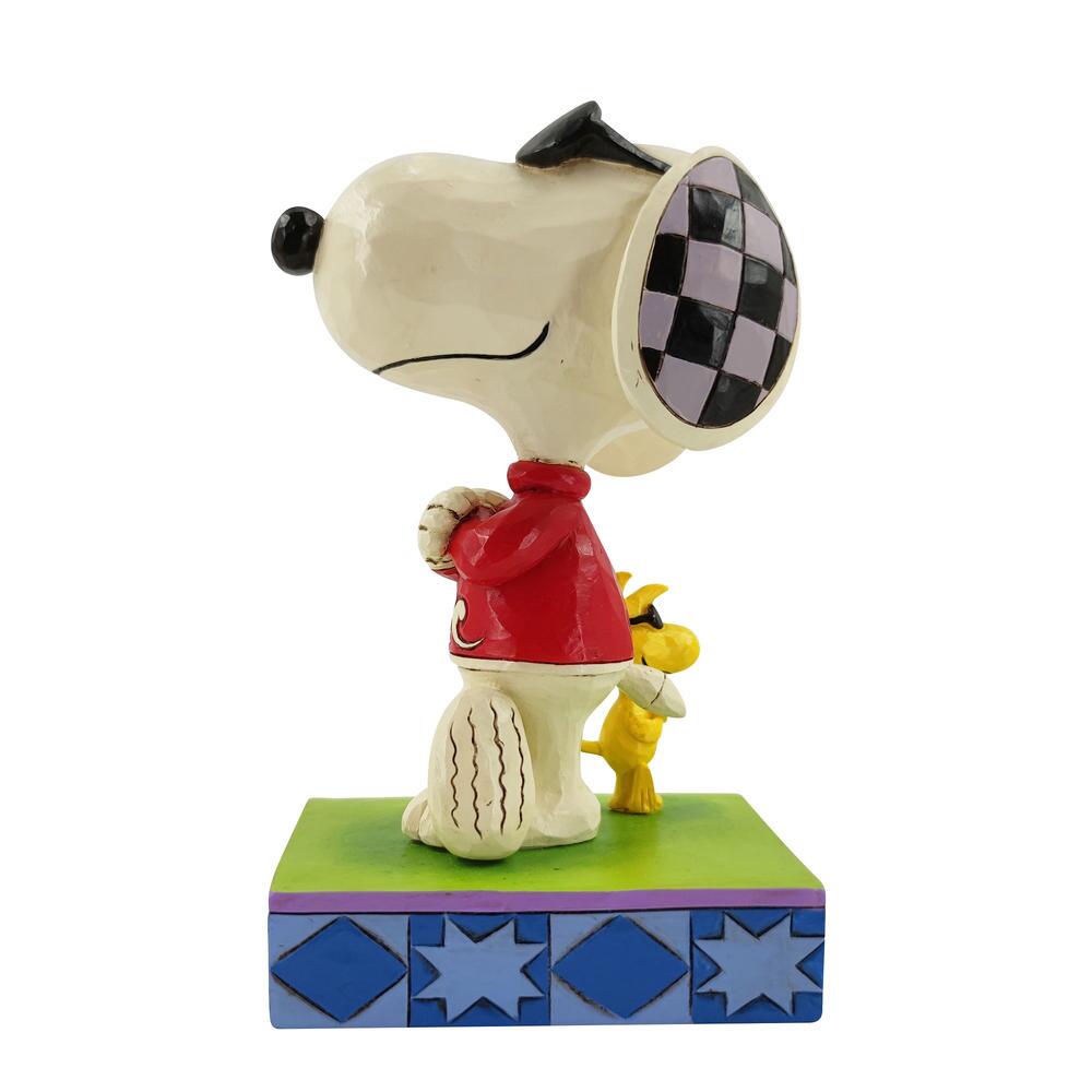 Jim Shore Peanuts Joe Cool Snoopy and Woodstock Figurine