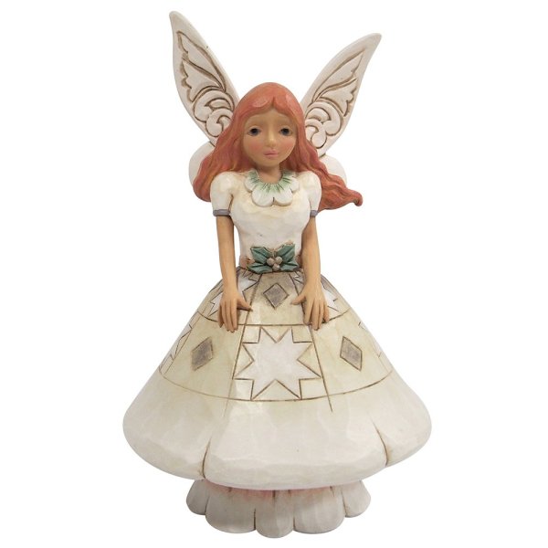 Heartwood Creek Fairy with Mushroom Skirt Figurine