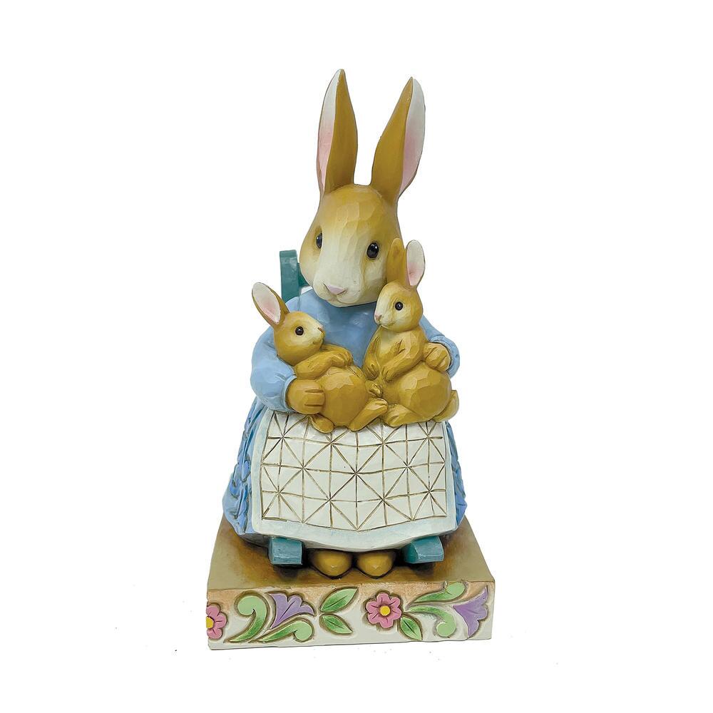 Jim Shore Beatrix Potter Mrs. Rabbit/Rocking Chair with Bunnies