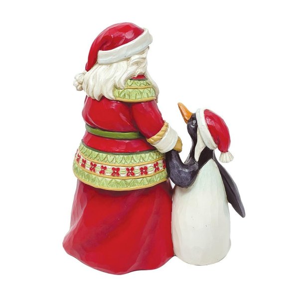 Heartwood Creek Pint Sized Santa with Buddy Figurine