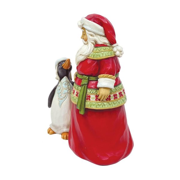 Heartwood Creek Pint Sized Santa with Buddy Figurine