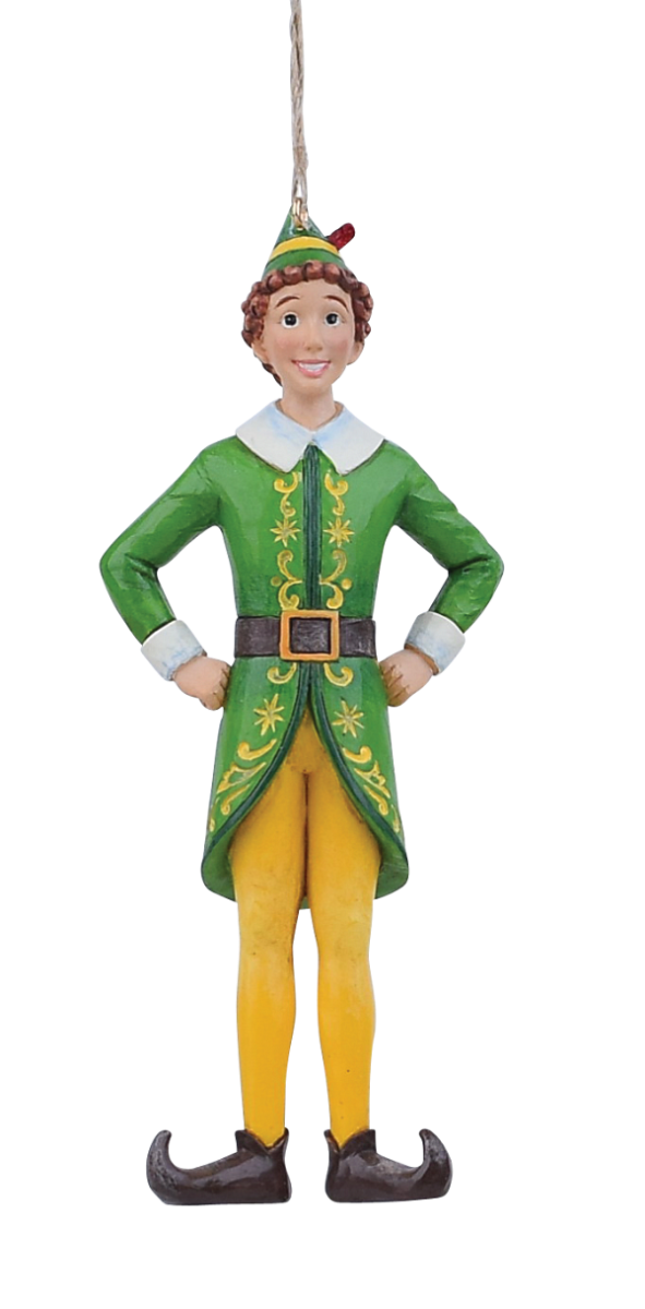 Jim Shore Buddy Elf in Classic Pose Hanging Ornament