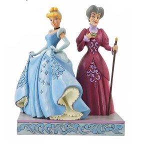 Jim Shore Disney Traditions Cinderella vs Lady Tremaine Figurine