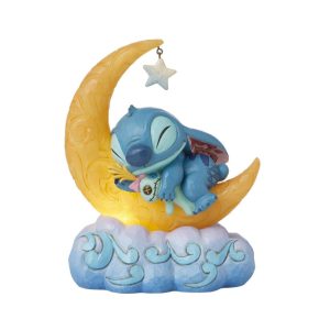 Jim Shore Disney Traditions Stitch & Scrump on Moon Sweet Dreams