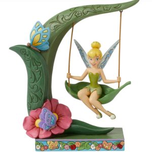 Jim Shore Disney Traditions Tink Spring Swing Suspended in Springtime Magic