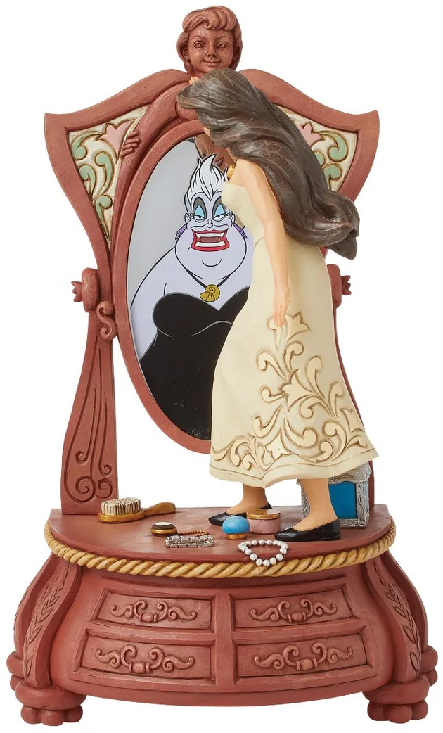 Jim Shore Disney Traditions Vanessa Vanity Scene Ursula in the Mirror Sinister Reflections