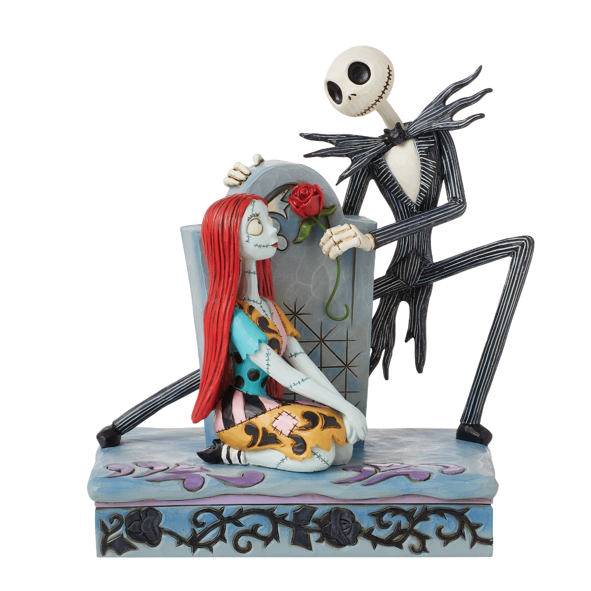 Jim Shore Disney Traditions A Grave Affair (Jack & Sally Gravestone Figurine)