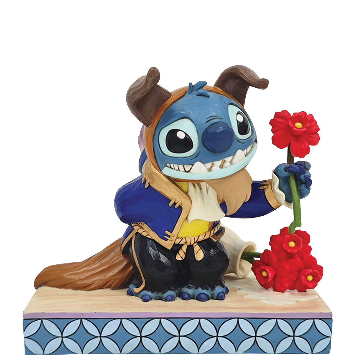 Jim Shore Disney Traditions Beauty and the Stitch (Beast Stitch)