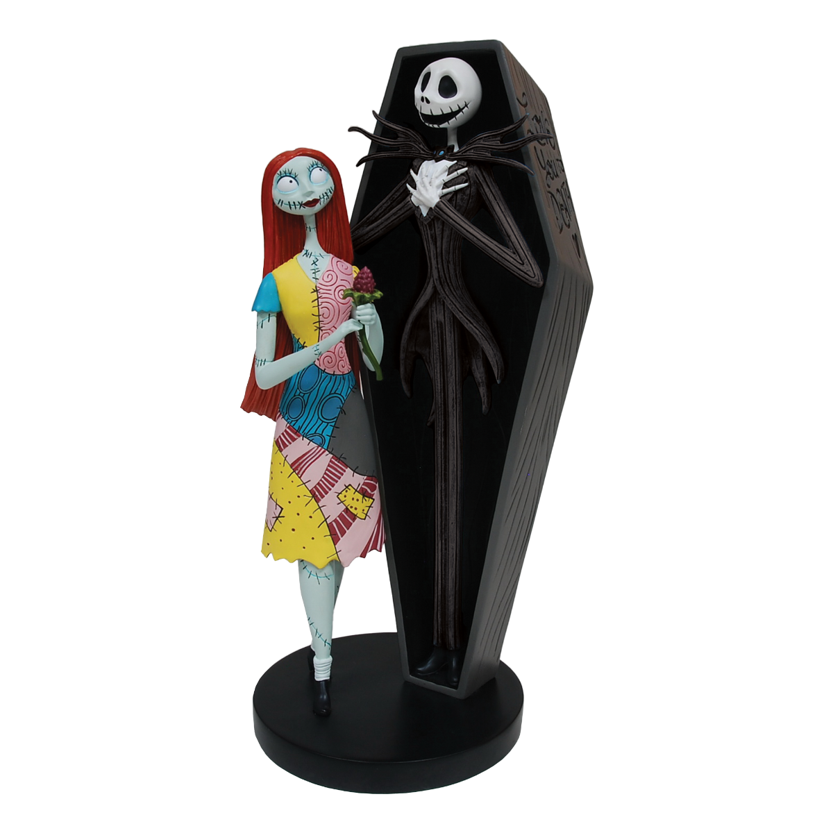 Disney Showcase Jack and Sally Coffin Figurine