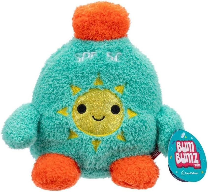 BumBumz PoolsideBumz 7.5 inch Sol the Sunscreen Plush