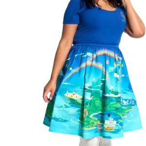 Loungefly Stitch Shoppe Neverland Scene Sandy Skirt