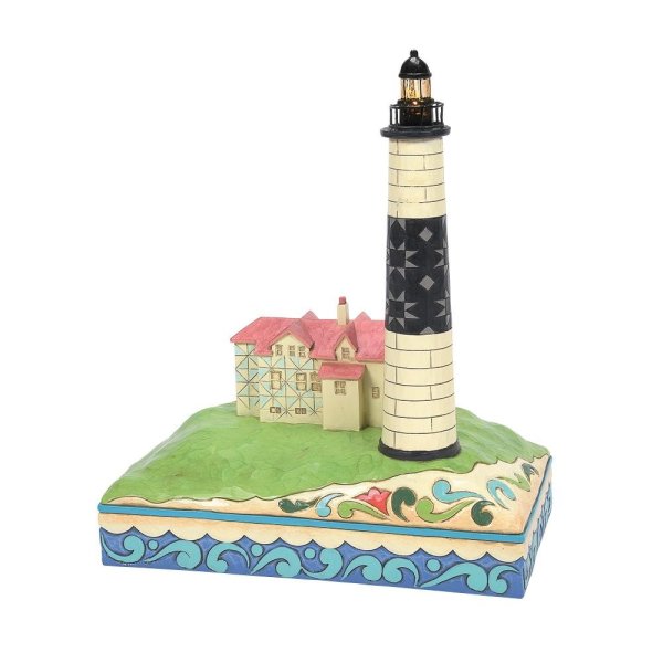 Jim Shore Heartwood Creek Big Sable - LED Lighthouse Figurine