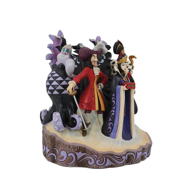 Jim Shore Disney Traditions Villains Carved By Heart