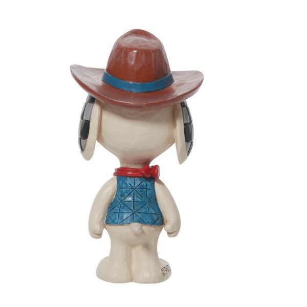 Jim Shore Peanuts Mini Cowboy Snoopy