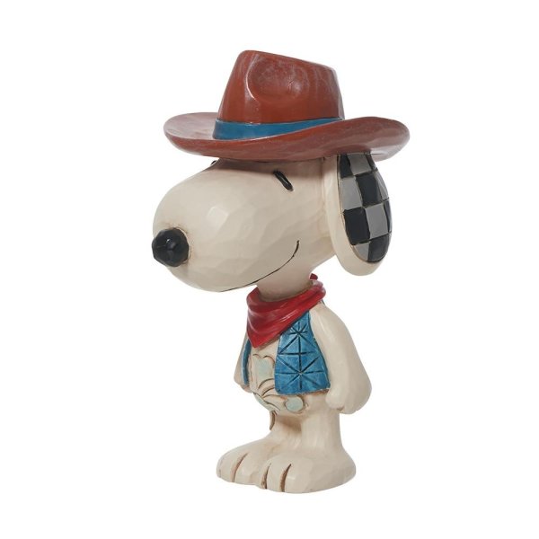 Jim Shore Peanuts Mini Cowboy Snoopy