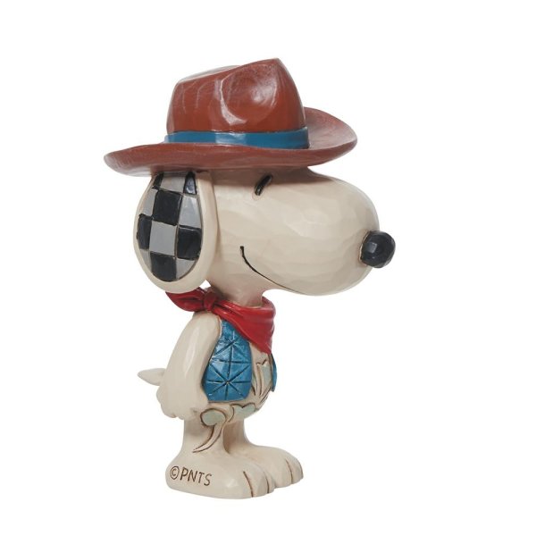 Jim Shore Peanuts Mini Cowboy Snoopy