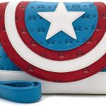 Loungefly x Marvel Captain America Shield Pop! by Loungefly Crossbody