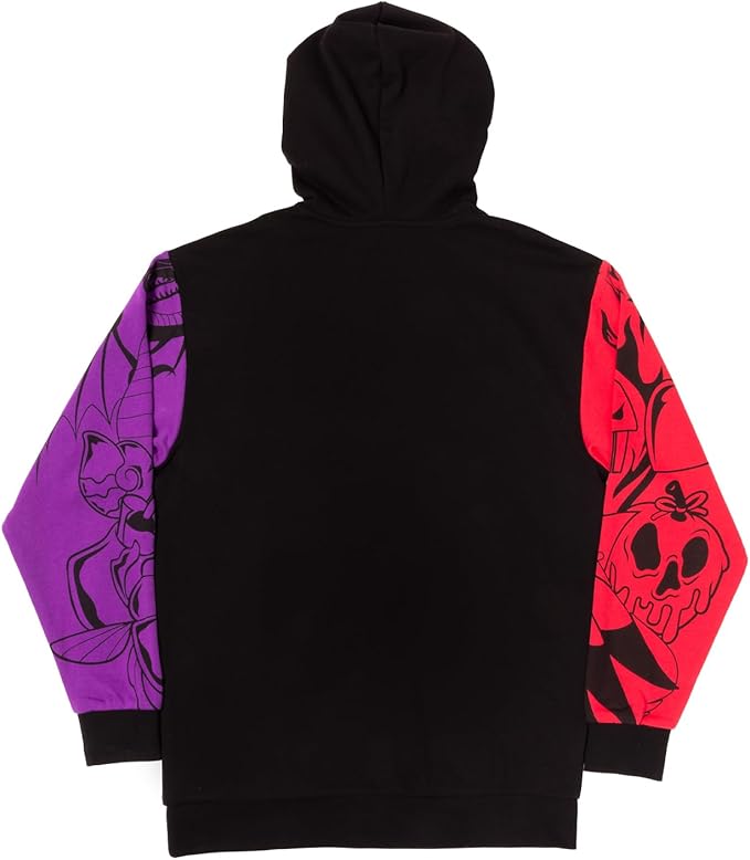 Loungefly Disney Villains Color Block Hooded Sweatshirt