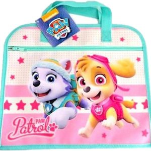 Paw Patrol Skye Everest School Book Document Bag - Pink