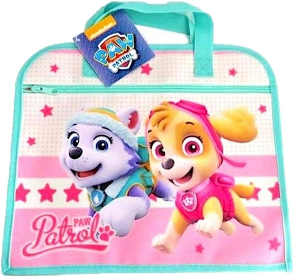 Paw Patrol Skye Everest School Book Document Bag - Pink