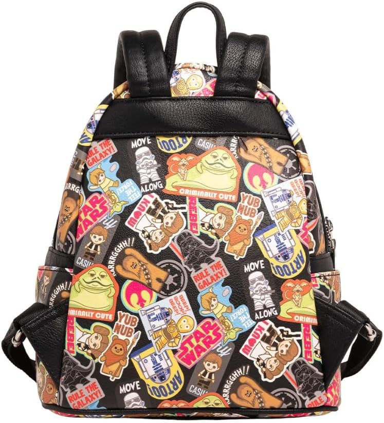 Loungefly Star Wars Sticker AOP Mini Backpack