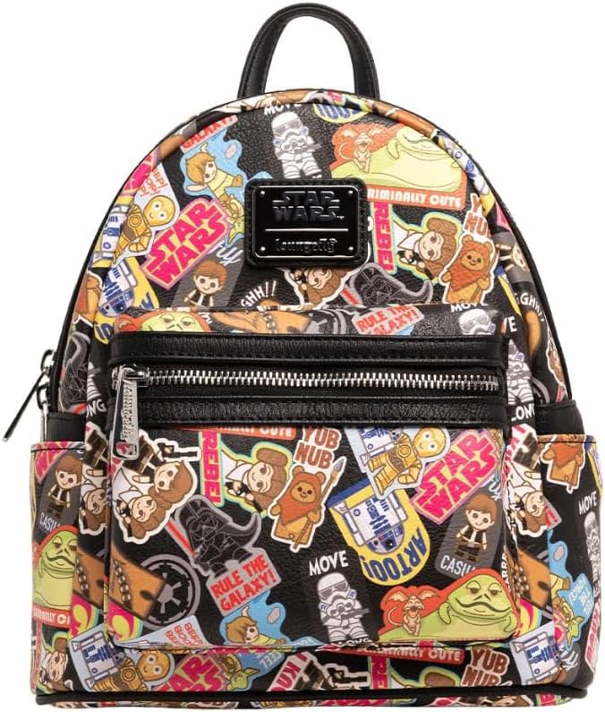 Loungefly Star Wars Sticker AOP Mini Backpack