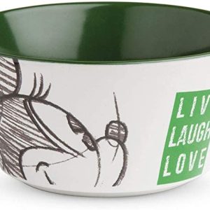 Bowl Mickey Live Laugh Love Bowl Diameter Green 13cm