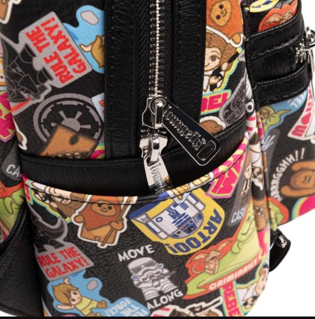 Loungefly Star Wars Sticker AOP Mini Backpack