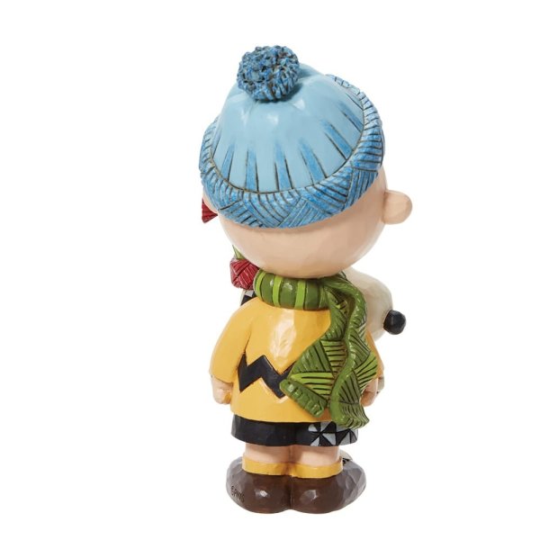 Jim Shore Snoopy and Charlie Brown Hugging Figurine