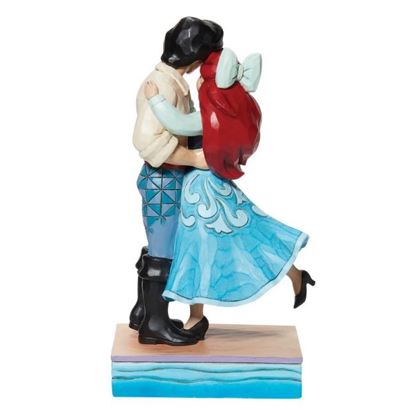 Jim Shore Disney Traditions Two Worlds United Ariel & Prince Eric Love  Figurine