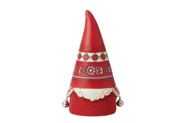 Jim Shore Heartwood Creek Gnome with Knit Textured Hat