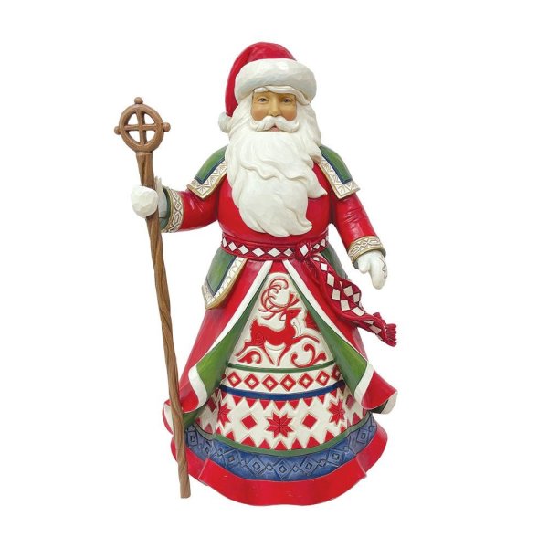 Jim Shore Heartwood Creek 16th Lapland Santa Figurine