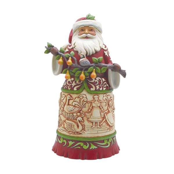 Jim Shore Heartwood Creek 12 Days of Christmas Santa Figurine World Wide Event